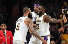 詹姆斯升至历史第4位，NBA职业篮球生涯总得分超乔丹